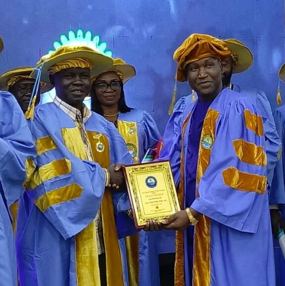 NEWMAP-EIB Felicitates with NPC, Engr. Anda Ayuba Yalaks NIAE, FNAH, FNIWE