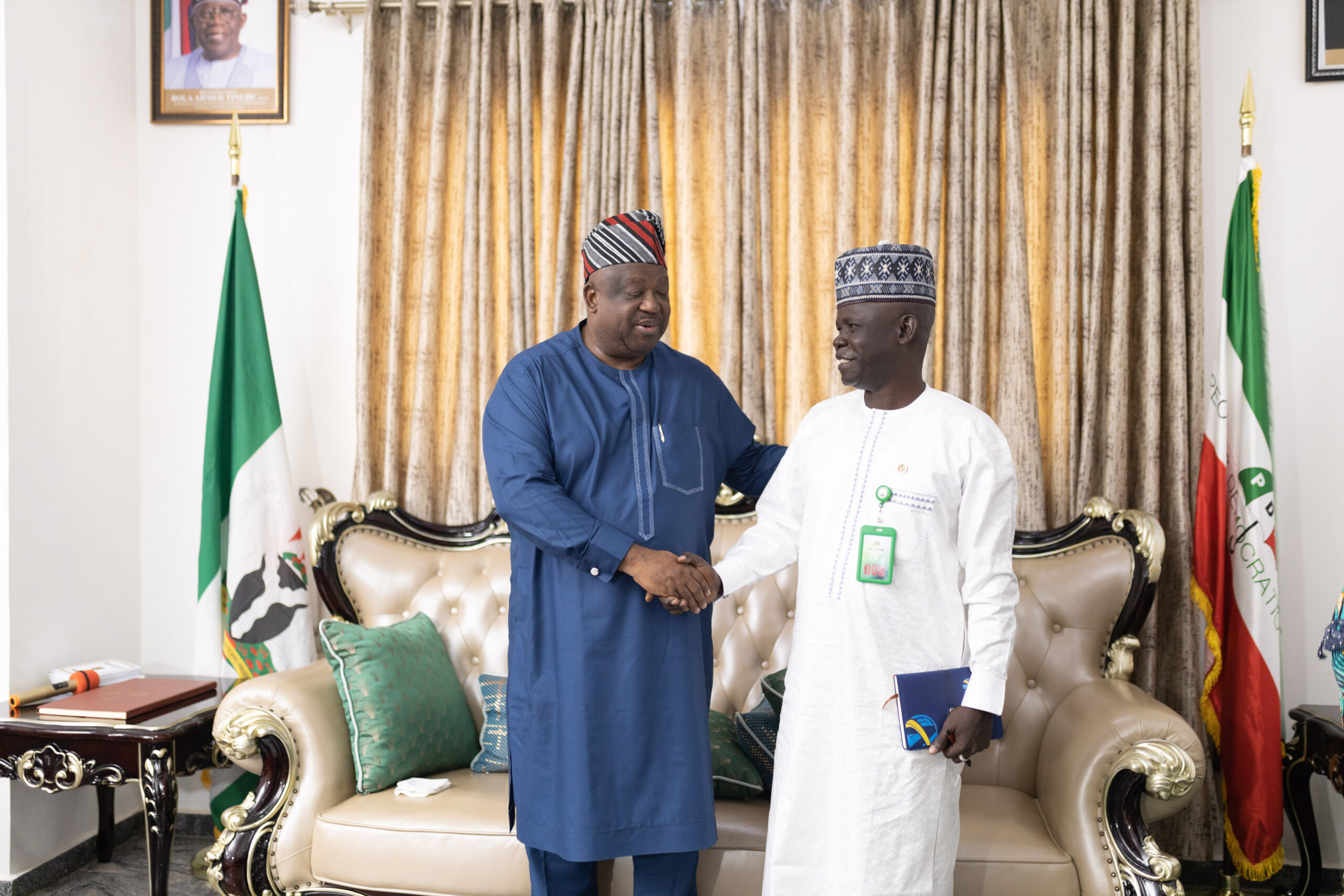 PLATEAU STATE GOVERNOR WITH NPC DURING SCOPING MISSION