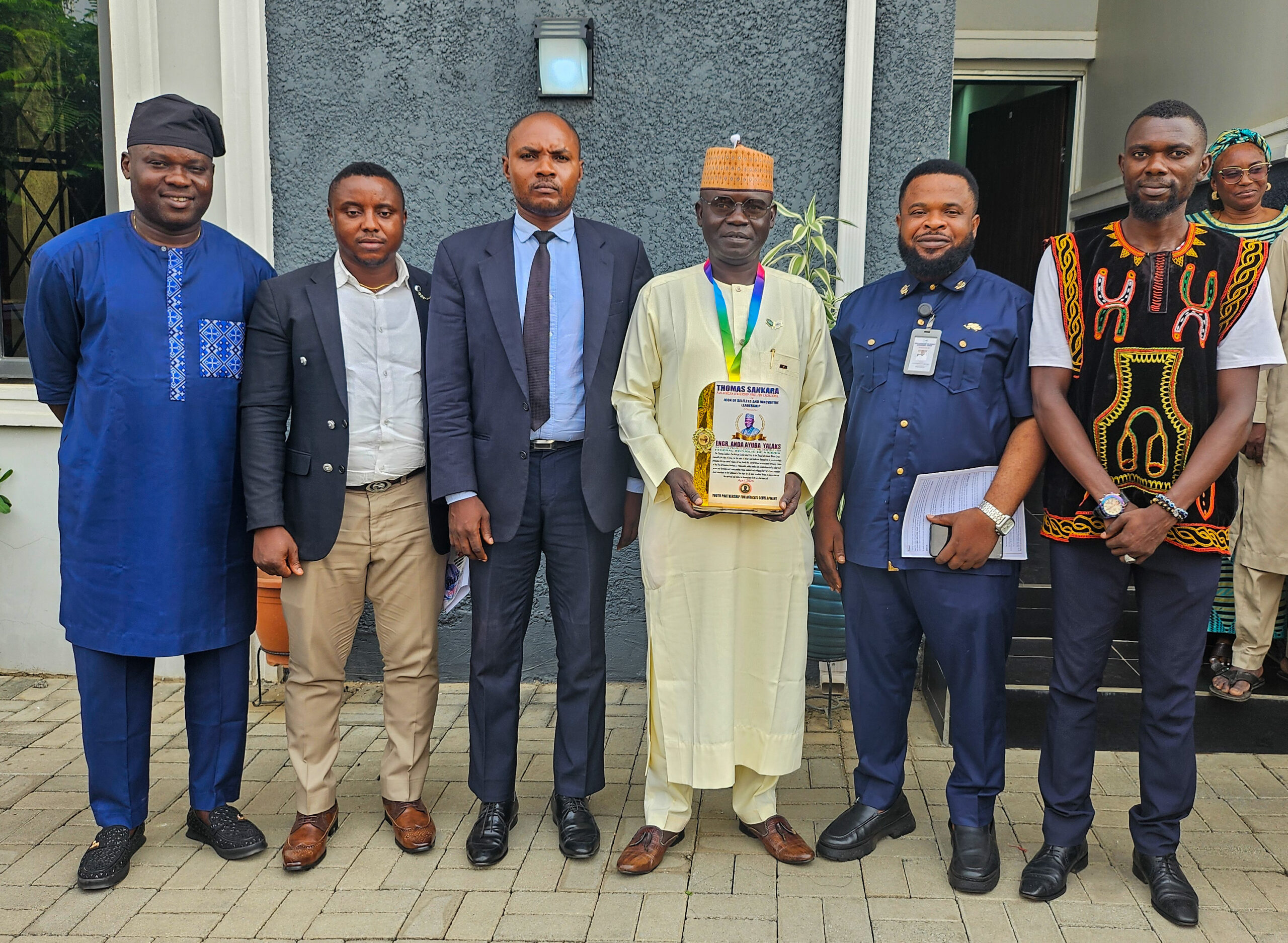 Engr. Anda Ayuba Yalaks Bags Thomas Sankara Pan-African Leadership Award.